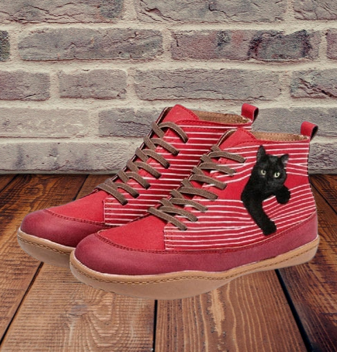 Cat Flat Boots