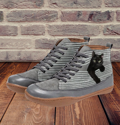 Cat Flat Boots