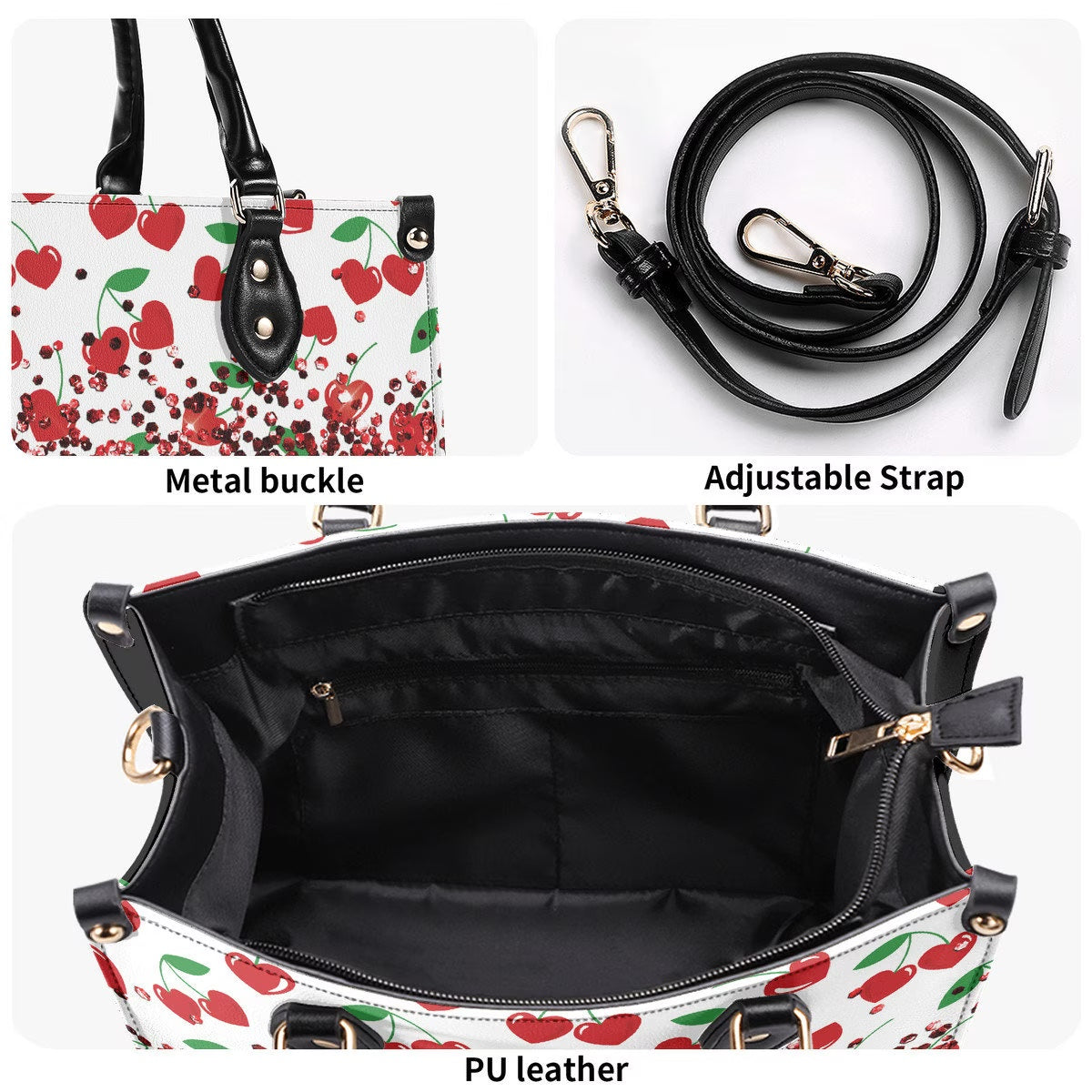 Red Cherry Drop Shoulder Bag | Luxury