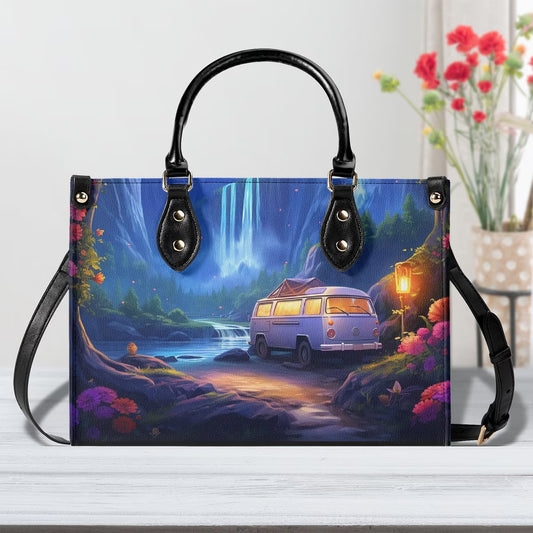 Campervan Waterfall Shoulder Bag | Luxury