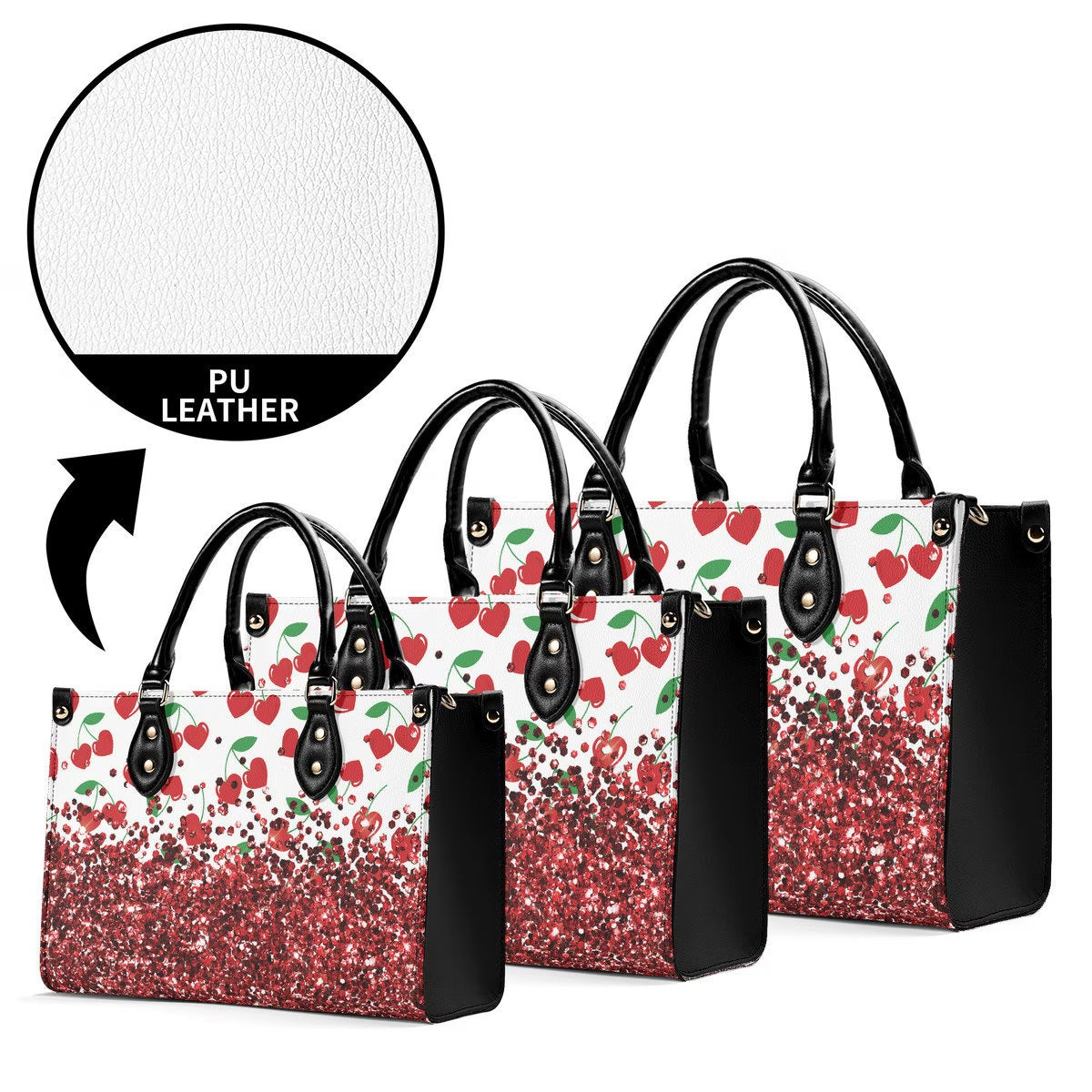 Red Cherry Drop Shoulder Bag | Luxury