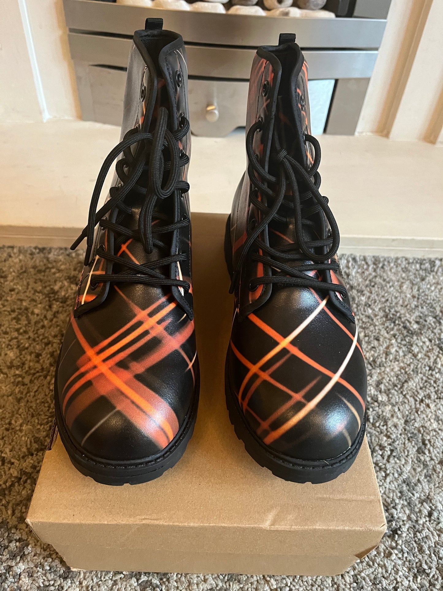 Tartan Goth Boots