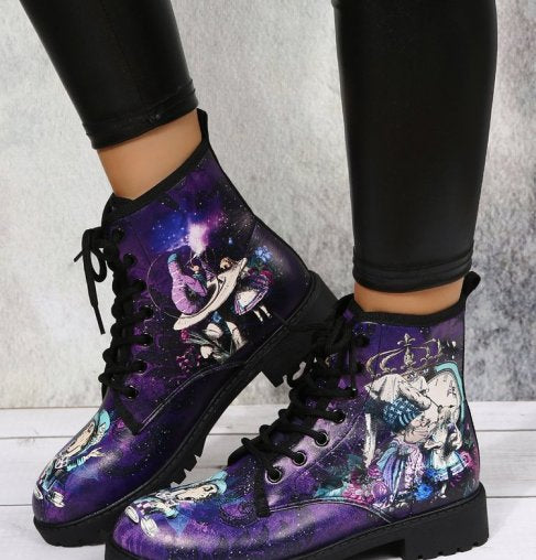 Alice in Wonderland Boots