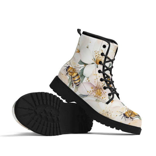 Floral Bee Boots