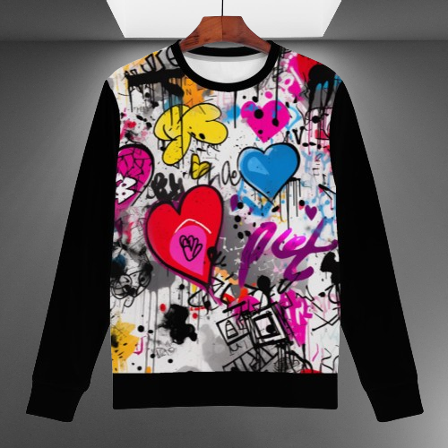 Graffiti Heart Sweatshirt