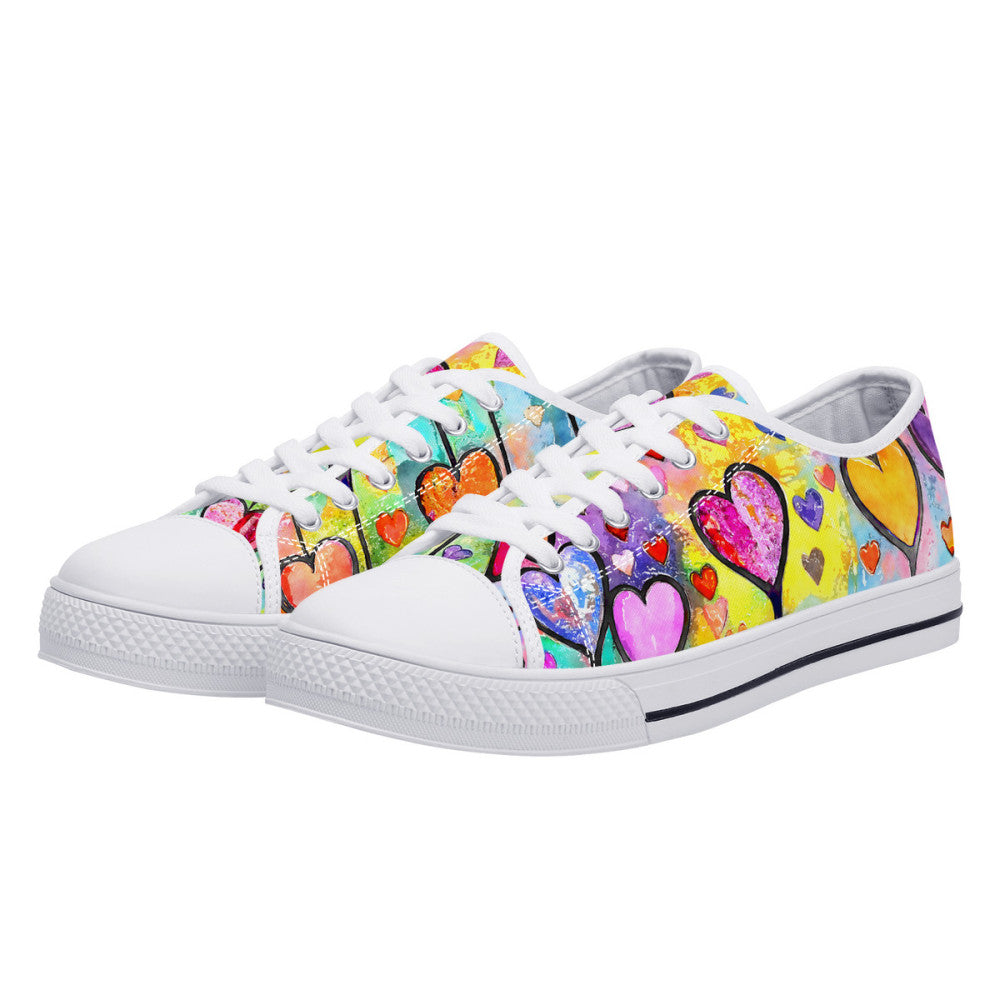 Funky Heart Sneakers