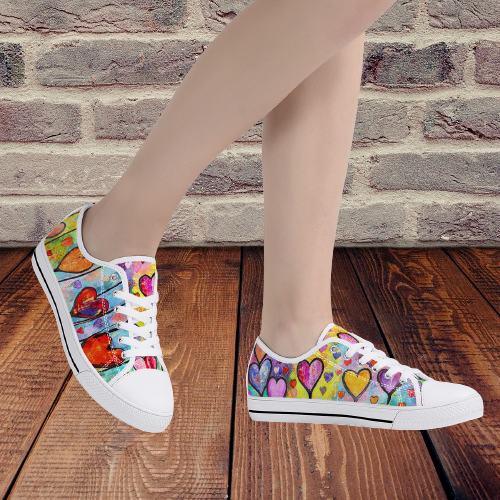 Tip Toey Joey Girl's Funky Sneakers, Tapioca/Metallic Salmon – Just Shoes  for Kids