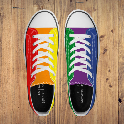 Rainbow Mix Pride Sneakers
