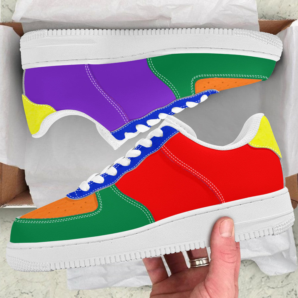 Pride Rainbow Split Sneakers