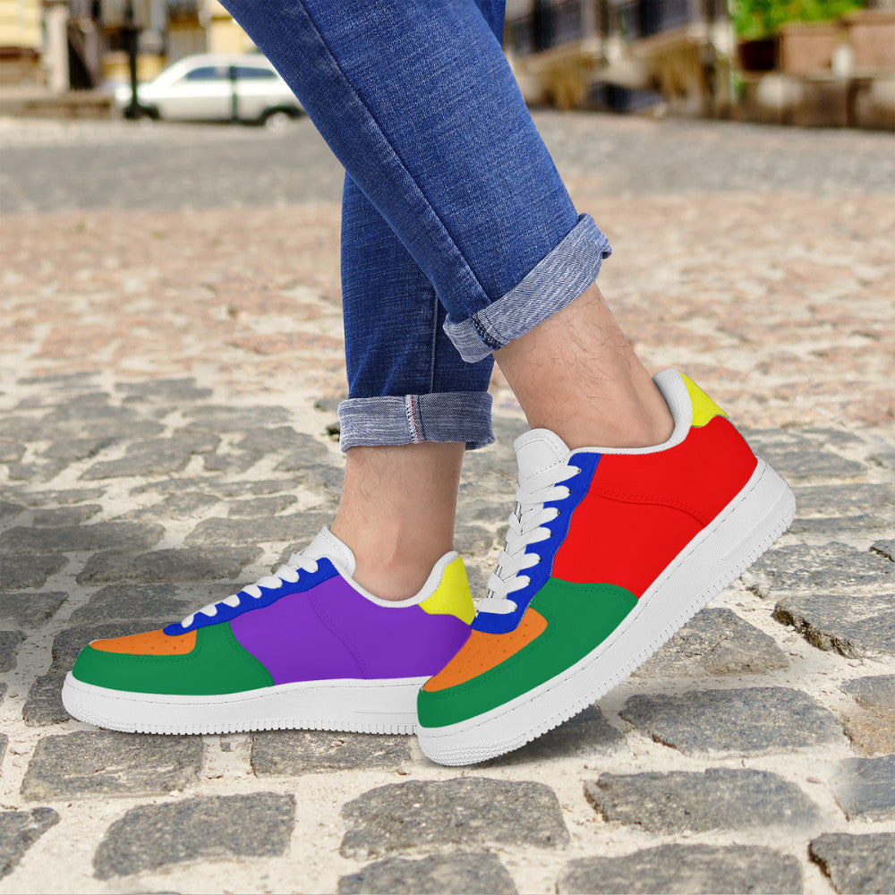 Pride Rainbow Split Sneakers
