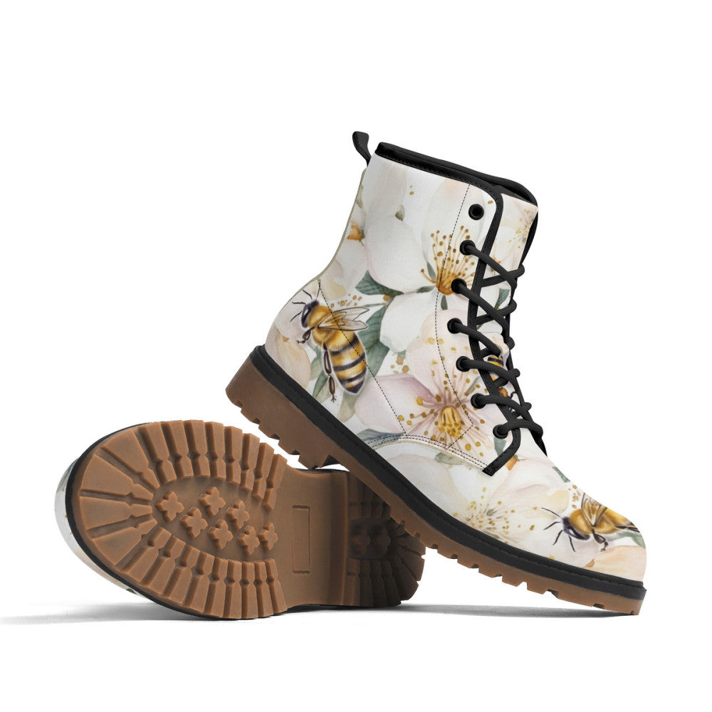 Floral Bee Boots