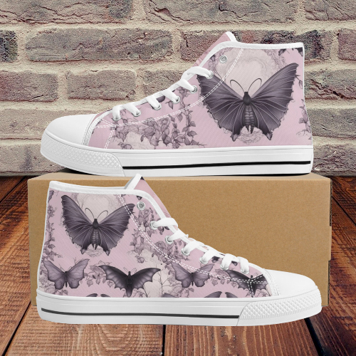 Gothic Butterfly High Tops