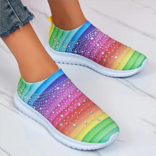 Casual Slip-On Stretch Trainers