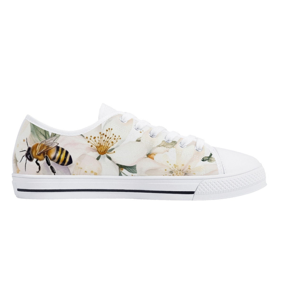 Floral Bee Sneakers